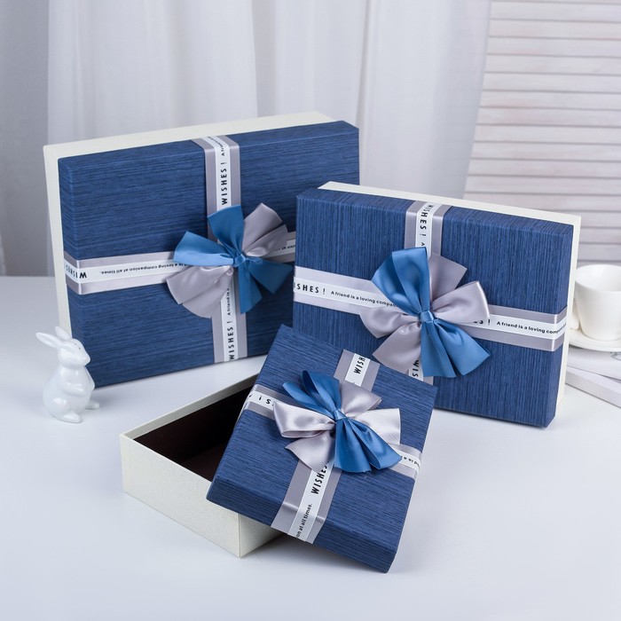 Набор коробок 3в1, 33,5 х 25 х 11,5 - 24,5 х 17 х 6,5 см