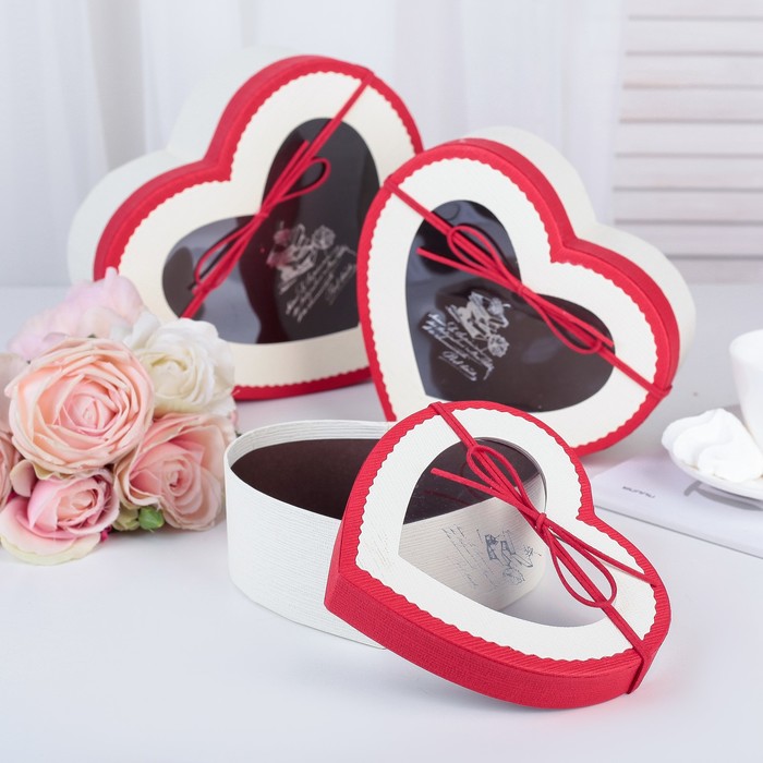 Набор коробок 3в1, 22,2 х 19,5 х 9 - 16,2 х 14,3 х 6 см