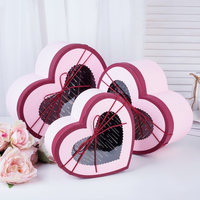 Набор коробок 3в1, 31 х 27,5 х 14,7 - 22,5 х 20 х 10,2 см