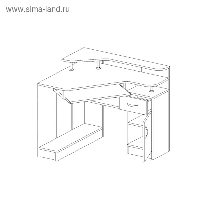 Компьютерный стол атлант интел 1