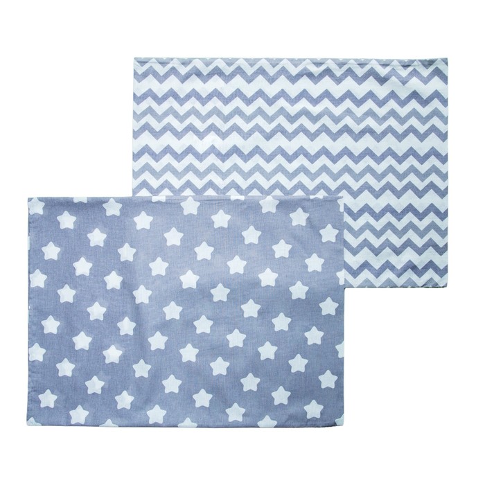 Набор наволочек "Зигзаг/звёздочка Сканди", размер 50х70 см-2 шт.