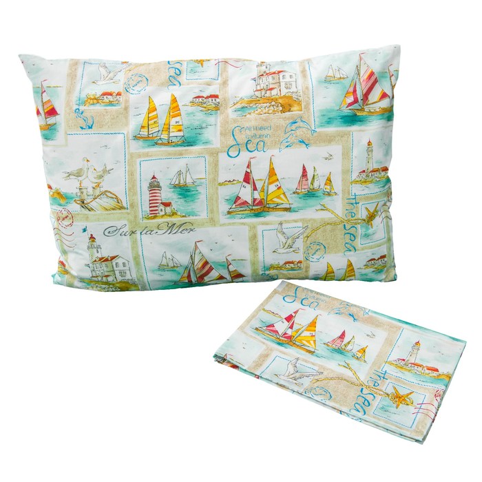 Набор наволочек "Морское путешествие", размер 50х70 см-2 шт.