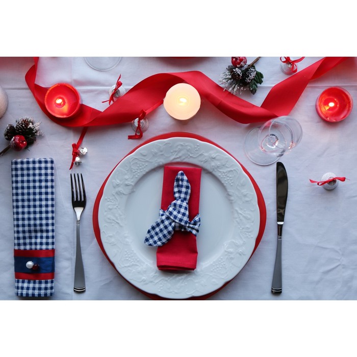 Набор салфеток "Английский стиль", размер 45х45 см-2 шт.