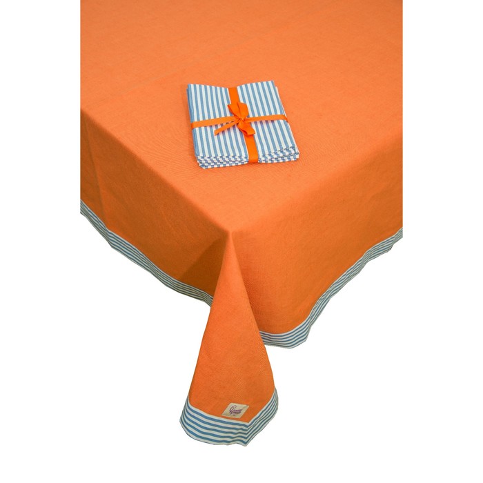 Набор салфеток "Морской пикник", размер 32х40 см-4 шт., лён