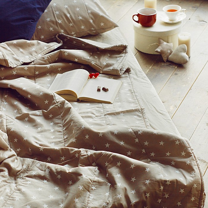 Одеяло стёганое "Звёздочка" евро, размер 200х220 см