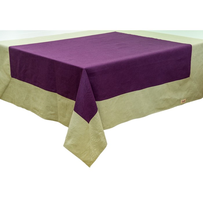 Скатерть "Летний хит", размер 150х170 см, фиолетовый/фисташковый