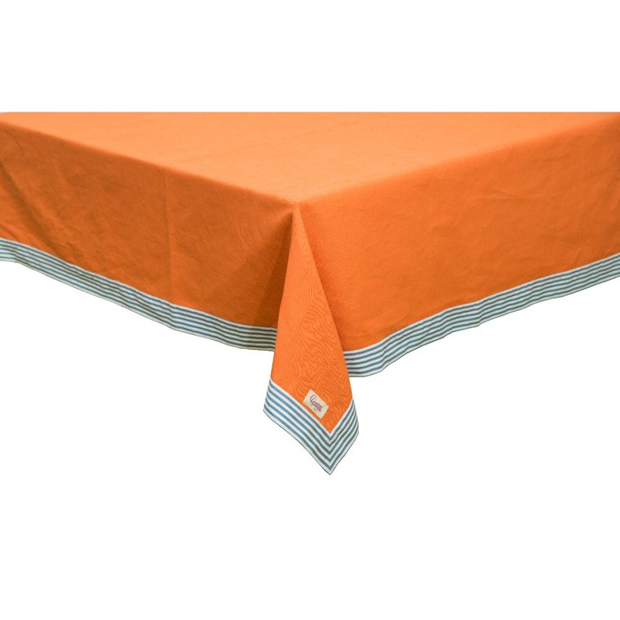 Скатерть "Морской пикник", размер 150х150 см, лён