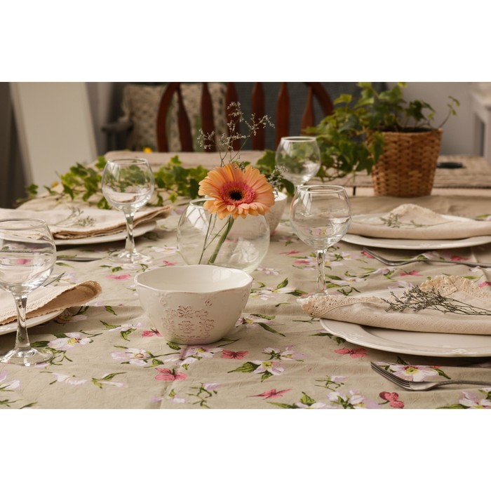 Скатерть "Нарциссы", размер 150х170 см