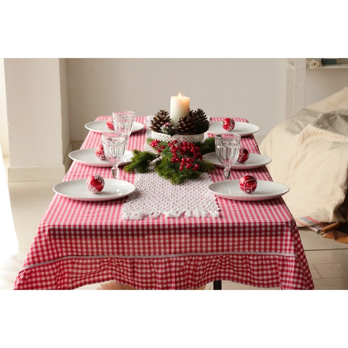 Скатерть "Яблочный джем", размер 140х210 см