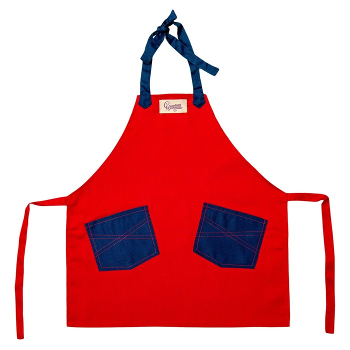 Фартук детский, 3-7 лет, длина 48 см
