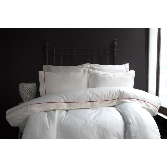 КПБ Larina евро, 260×270 см, 200×220 см, 50×70 см-4 шт., оранжевый, сатин 125 г/м2