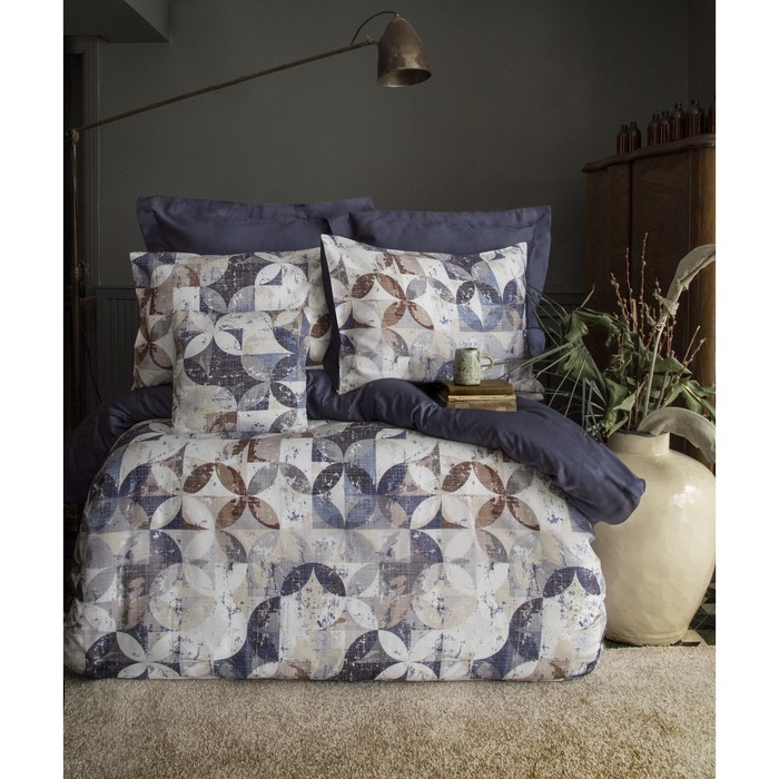 КПБ San-Ha евро, 240×260 см, 200×220 см, 50×70 см-4 шт., сатин 125 г/м2