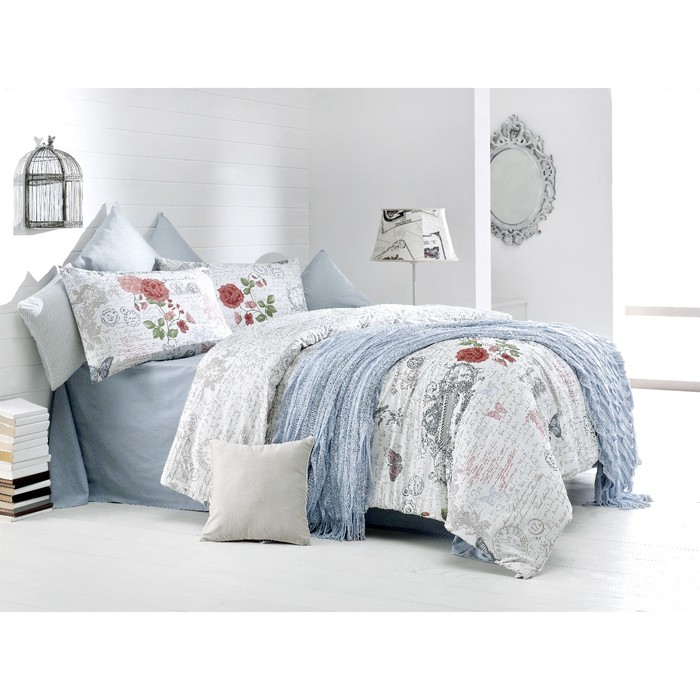 КПБ La Rosa евро, 240×260 см, 200×220 см, 50×70 см-2 шт., ранфорс 115 г/м2