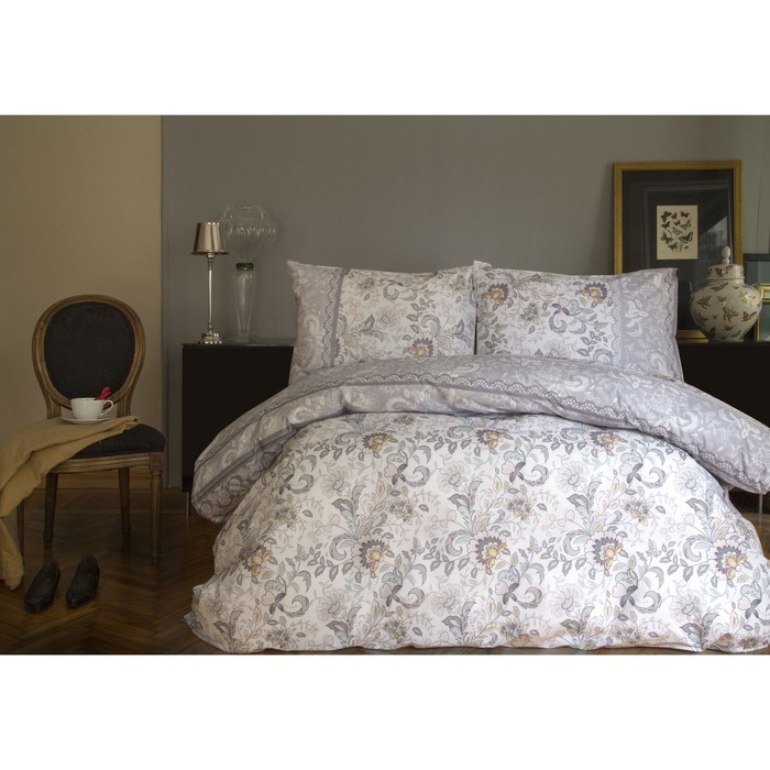 КПБ Linda евро, 240×260 см, 200×220 см, 50×70 см-2 шт., ранфорс 115 г/м2