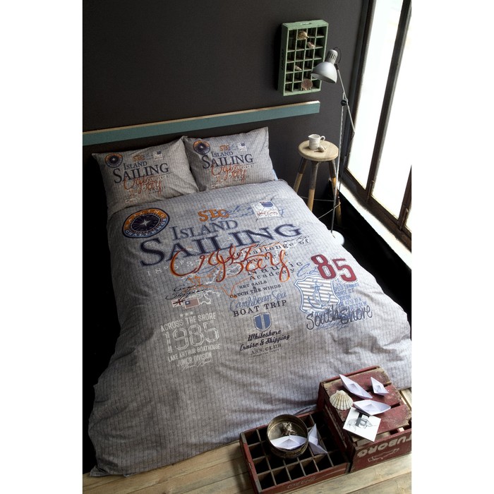 КПБ Sailing евро, 240×260 см, 200×220 см, 50×70 см-2 шт., ранфорс 115 г/м2