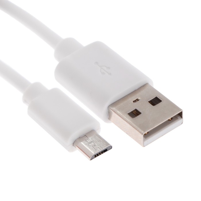 Кабель Belsis, microUSB - USB, 1.8 А, 1.2 м, белый кабель usb 2 0 belsis bw1408 1 5 м