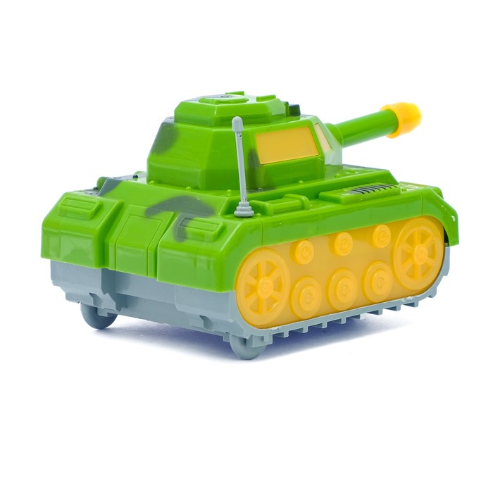 Танк "Победитель", работает от батареек, свет и звук, МИКС