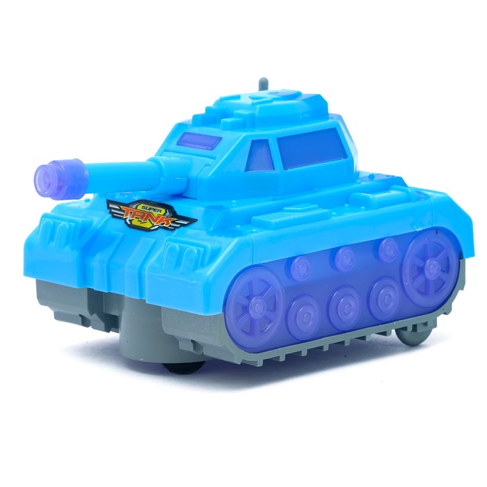 Танк "Победитель", работает от батареек, свет и звук, МИКС