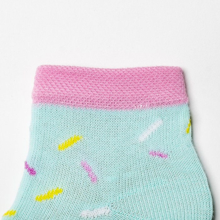 Набор детских носков "Сладости" (3 пары), размер 10-12 (9-12 мес.)