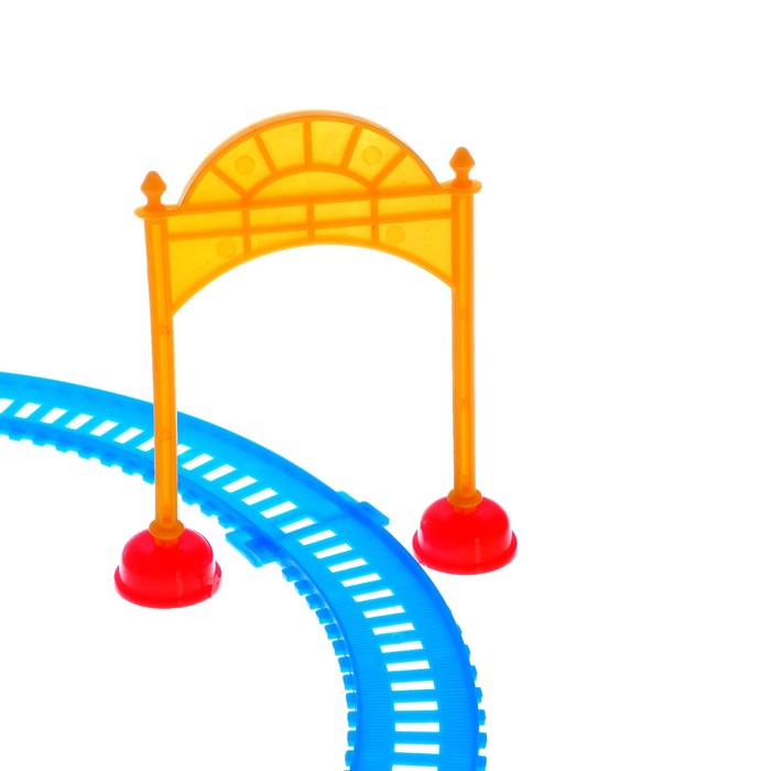 Железная дорога "Город", работает от батареек