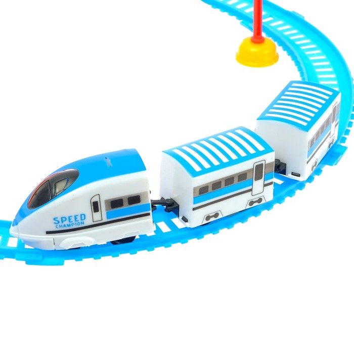 Железная дорога "Город", работает от батареек