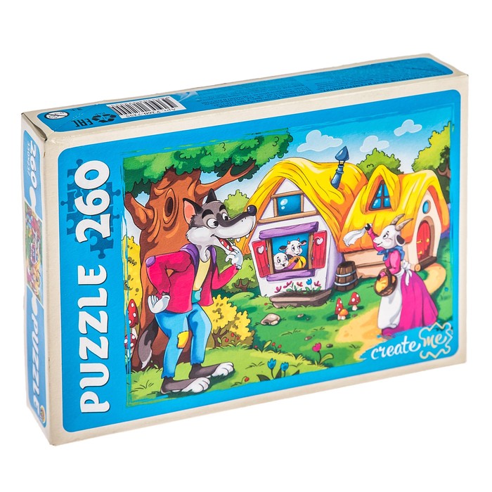 Пазл 260 эл. "Волк и семеро козлят" У260-7255