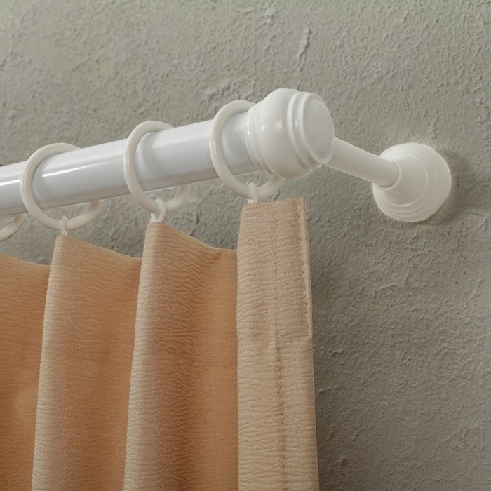 Карниз однорядный 300 см, d=2,8 см, цвет белый