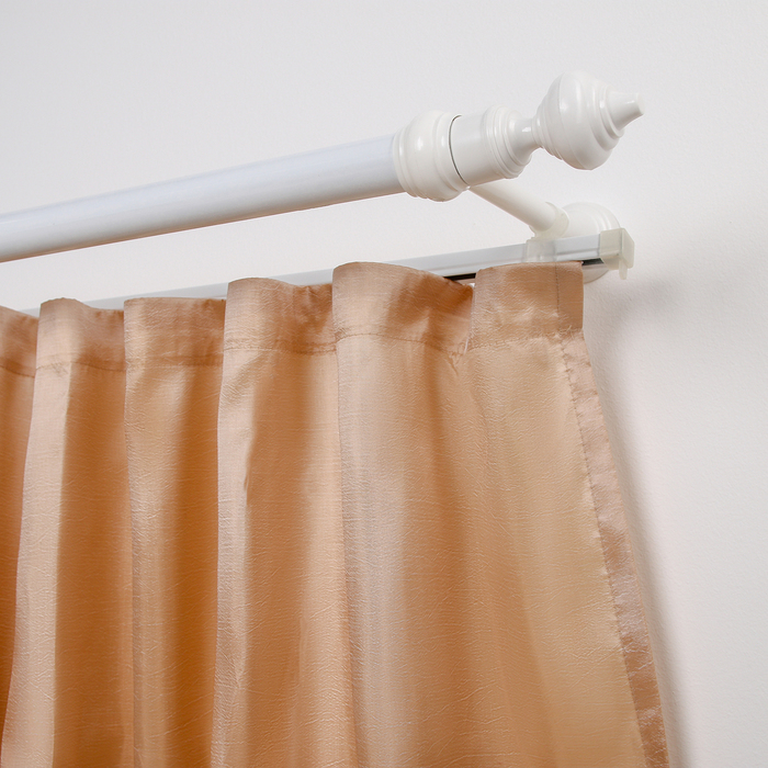 Карниз двухрядный 160 см "Классика" d=2,8 см, цвет белый