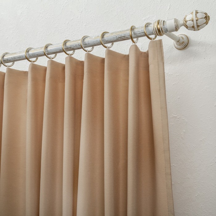 Карниз однорядный 160 см "Элегантс" d=2,8 см, цвет белый