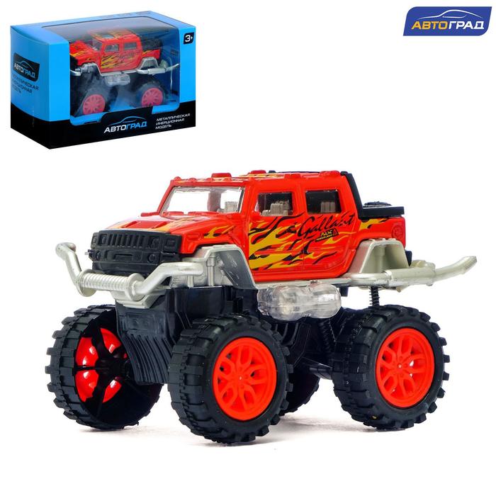 Машина металлическая "Биг-Фут", масштаб 1:32 , инерция