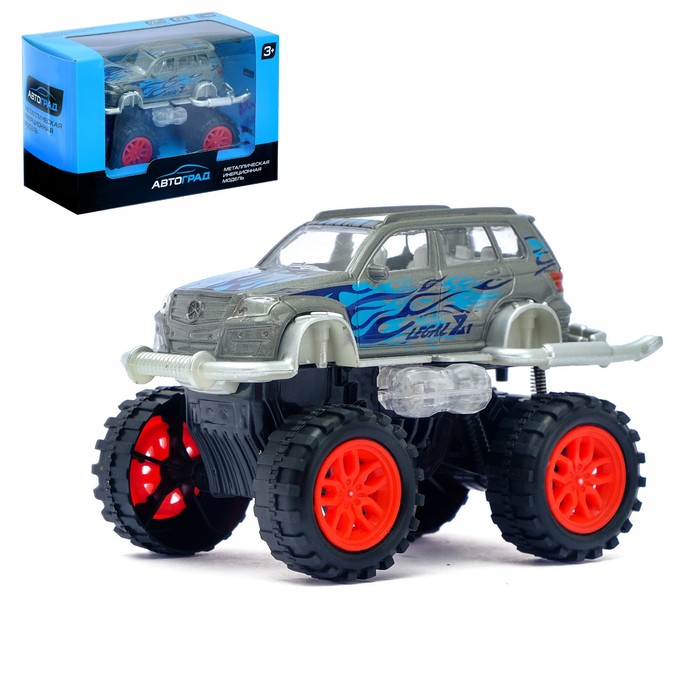 Машина металлическая "Биг-Фут", масштаб 1:32 , инерция