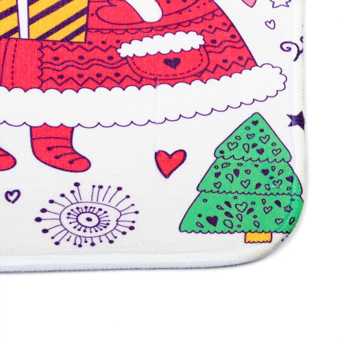 Коврик для ванной "Новогодний"