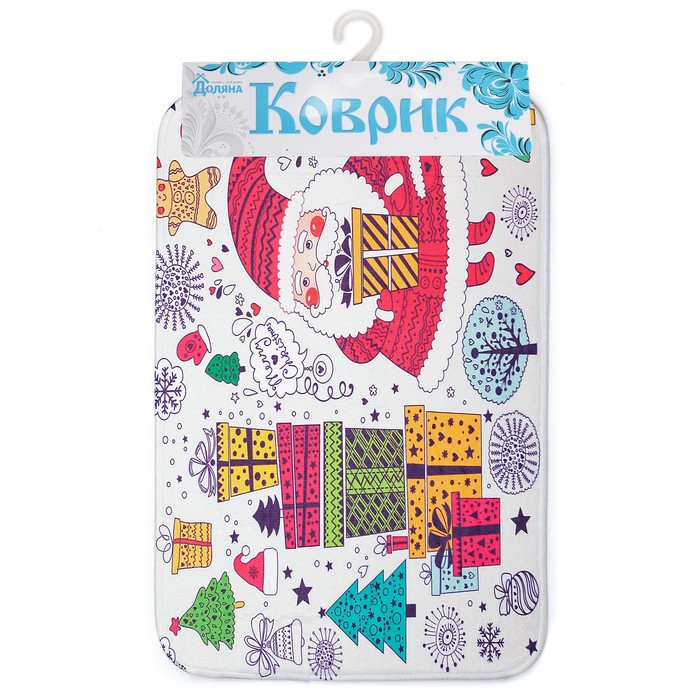 Коврик для ванной "Новогодний"