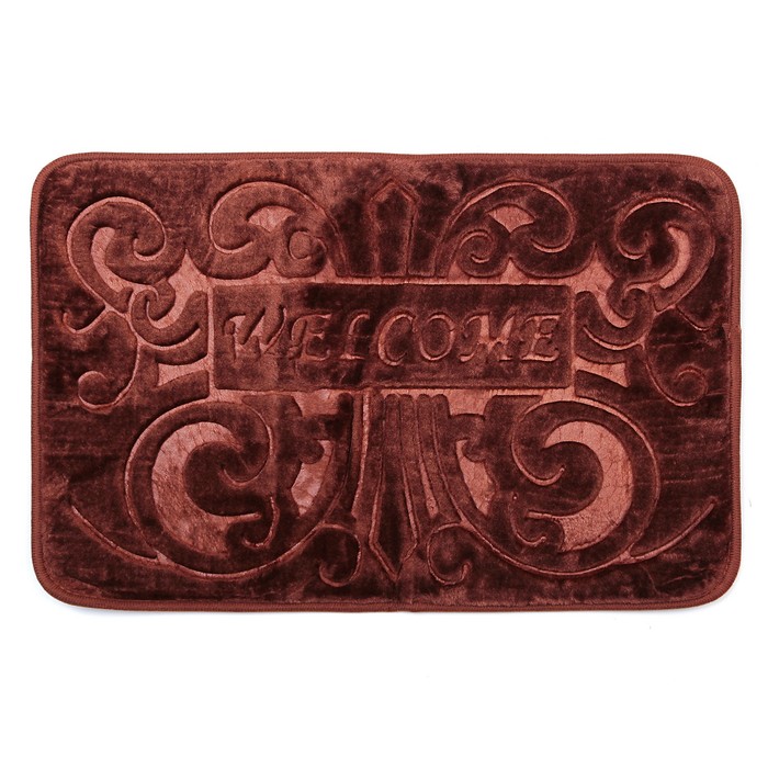 Коврик для ванной Welcome, цвет коричневый
