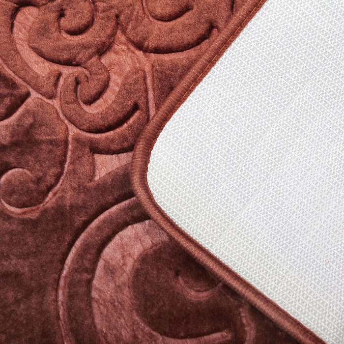 Коврик для ванной Welcome, цвет коричневый