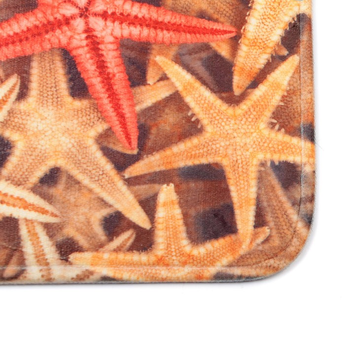 Коврик для ванной "Морские звёзды"