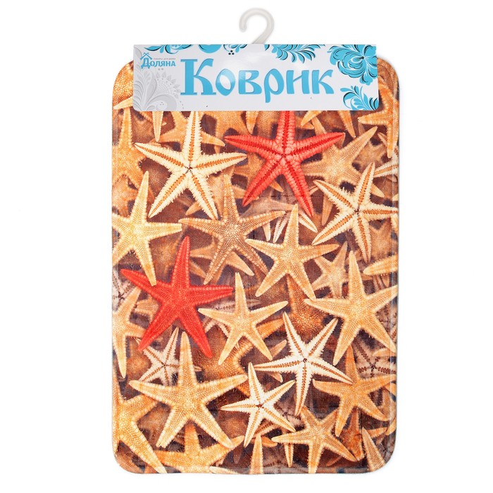 Коврик для ванной "Морские звёзды"