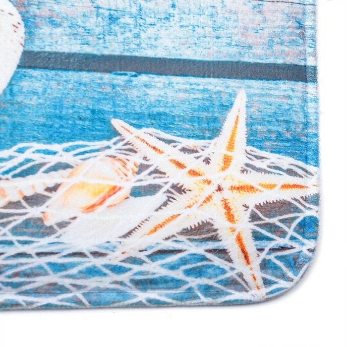 Коврик для ванной "Ракушки"