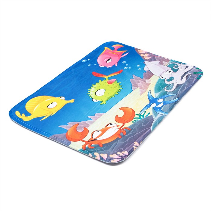 Коврик для ванной "Рыбы"