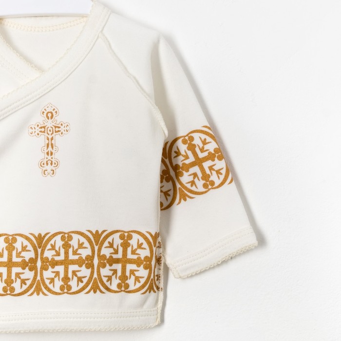 Распашонка Кр-1-04, цвет молочный, рост 62 см, интерлок