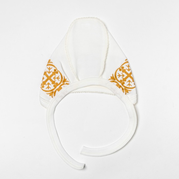 Чепчик Кч-3-04, цвет молочный, рост 56 см, интерлок