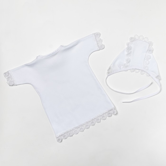 Комплект П-9-12, цвет белый, рост 62 см, интерлок