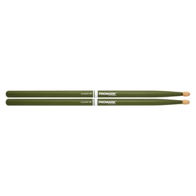 

Барабанные палочки TX5BW-GREEN 5B зеленые, орех гикори, деревянный наконечник, ProMark