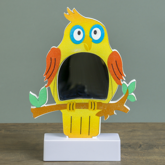 Ночник бесконечность "Попугай" LEDх14 от 3ААА МИКС 22х16х4,5 см