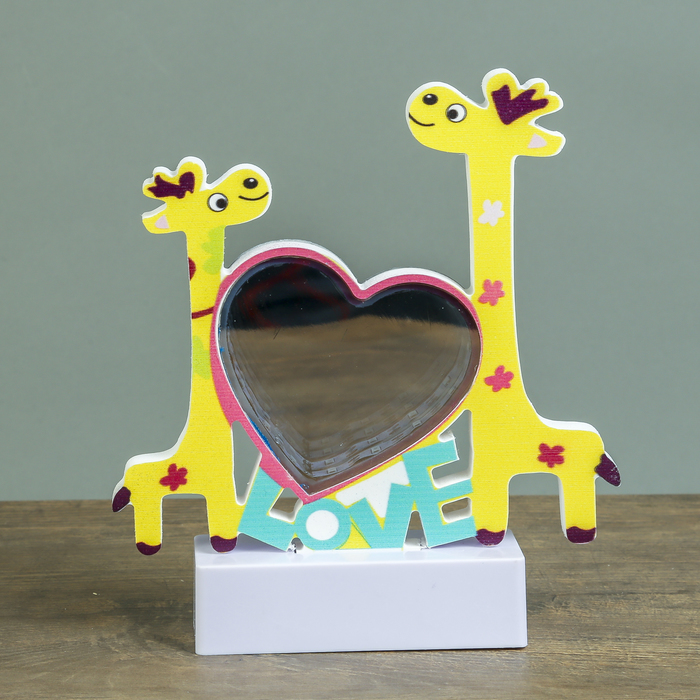 Ночник бесконечность "Жирафики" LEDх15 от 3ААА МИКС 19,5х17х4,5 см