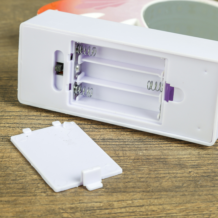 Ночник бесконечность "Фламинго с сердцем" LEDх17 от 3ААА МИКС 19,5х16,5х4,5 см