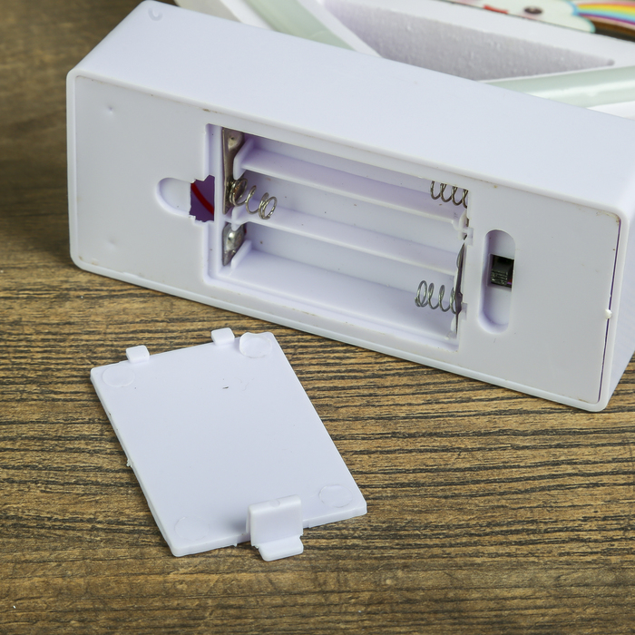 Ночник "Облачко, звёздочка и радуга" от 3ААА диодная лента МИКС 20х19х4,5 см