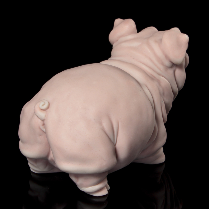 Сувенир "Свин стоит шарж" 6 см