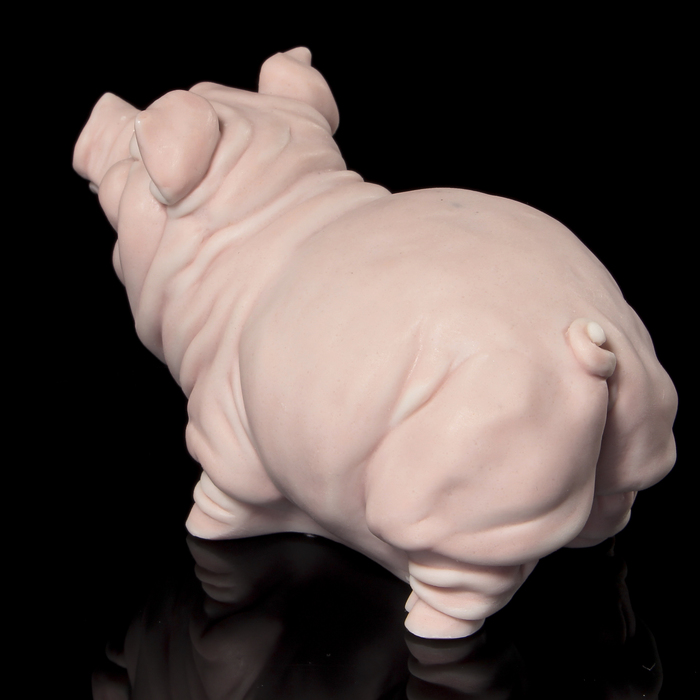 Сувенир "Свин стоит шарж" 6 см