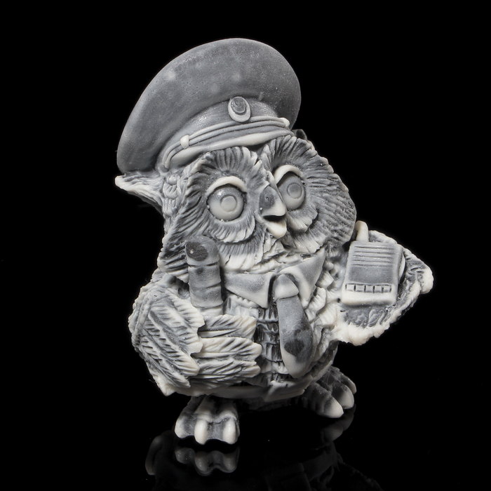 Сувенир "Филин гаишник" 6,4 см